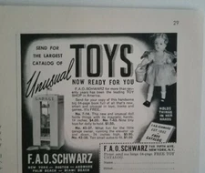 1940 F.A.O. Schwarz toys vintage doll car garage original
