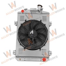 3-row Aluminum Radiatorshroud Fan For 1930 Chevrolet Chevy Car Chevy V8 Engine