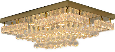 LED Fernbedienung Kronleuchter Leuchte Lampe Unterputz Deckenleuchte einstellbar Farbe