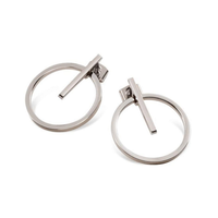 Boccia Schmuck Ohrstecker Paar Titan Reintitan Ø 19,5 Mm 05030-01