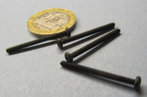 Tornillo de máquina Phillips cabeza de sartén de óxido negro 18-8 2-56 x 1,00", 200 piezas - Imagen 6 de 12