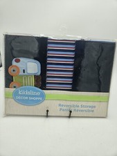 New Kidsline Decor Collapsible Storage Bin Dump Truck Blue Boys Organizer