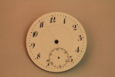 Vintage pocket watch porcelain dial IWC Schaffhausen