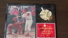 Mark McGwire Homerun King Sept. 27, 1998 70 Homeruns Baseball Plaque St. Louis 