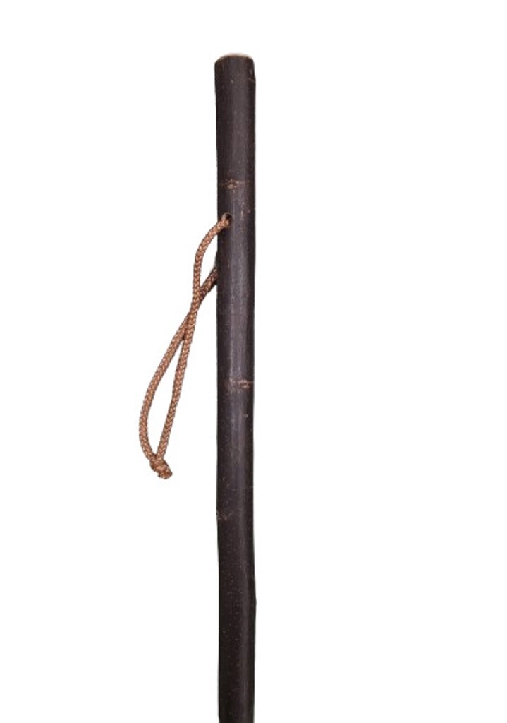 Wanderstock Marschierer mit Rinde Echtholzstock Hirtenstab Treiberstock