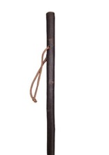 Wanderstock Marschierer mit Rinde Echtholzstock Hirtenstab Treiberstock