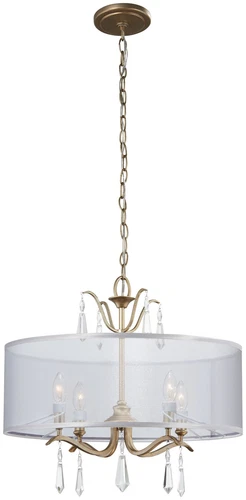 Minka Lavery Laurel Estate 4 Light Semi Flush, Brio Gold - Picture 3 of 3