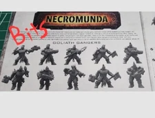 Warhammer 40k goliath gang BITS necromunda. War gaming bits 