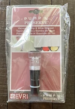 Evri Vacuum Pump & Wine Stopper Pump & Preserve NIP