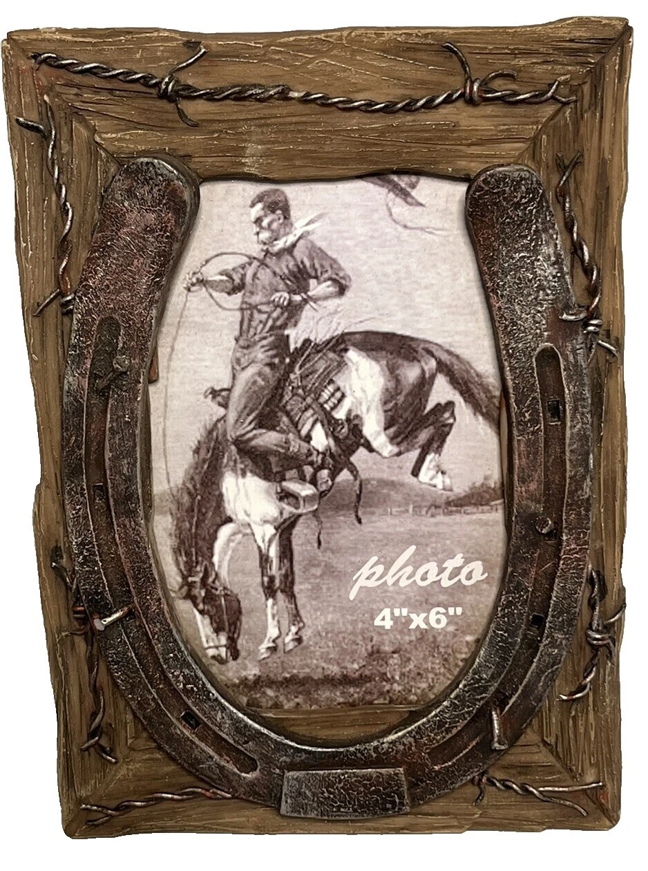 Marcos para fotos Occidental Marrón de resina