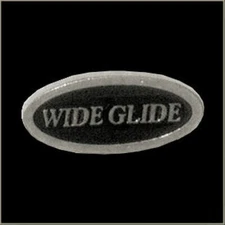 Round Wide Glide Harley Davidson Motorcycle Biker Pin