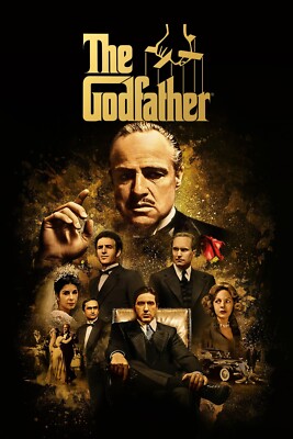 The Godfather (1972) Movie Film POSTER Plakat   -49b