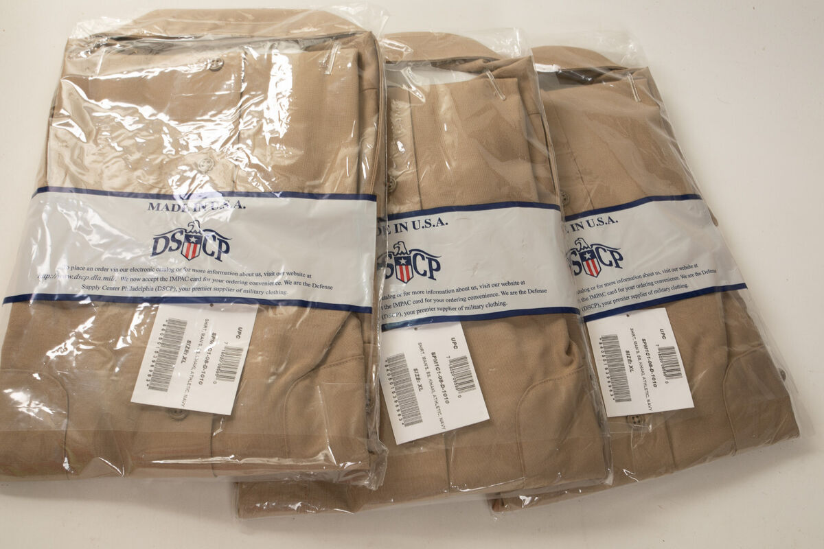 DSCP Quarterdeck (H3L) SS Military Shirt Lot 3 (JSF6)NWT DSCP Quarterdeck (H3L) SS Military Shirt Lot 3 (JSF6)NWT