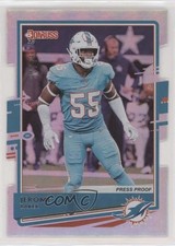 2020 Panini Donruss Press Proof Silver Die-Cut 30/75 Jerome Baker #154 01ks