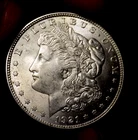 MORGAN SILVER DOLLAR 1921 BLAZING BU++++ SEMI PL 90% SILVER DOLLAR NICE!