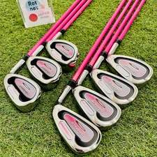 Ladies KASCO DIMPALS Iron Set 5.6.7.8.9.Pw.Sw 7Pic L Flex RH Golf Clubs Japan