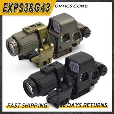 Holy Warrior EXPS3 558 Holographic Red Dot Sight & G43 3X Magnifier Comb Hunting