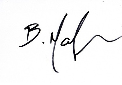 Bugzy Malone Rapper and actor Signed White Card Autographed
