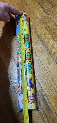 Nintendo Super Mario Bros Christmas Holiday Gift Wrap Wrapping Paper - Picture 4 of 4