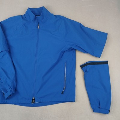 Zero Restriction Tour Series Medium Mens Windbreaker Convertible Sleeve FLAWS 