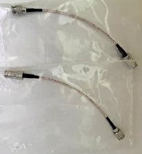 Lot of 2 BNC MALE TO BNC FEMALE RG316 Cable Assembly