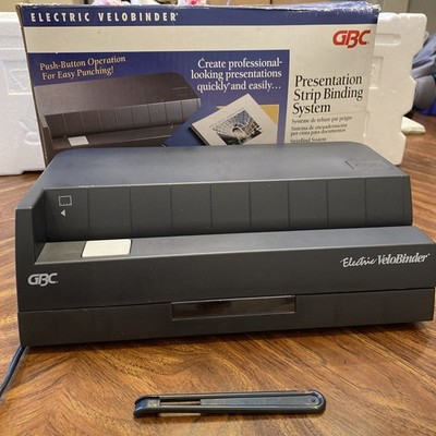 GBC 1775070 ELECTRIC VELOBINDER ELECTRIC BINDING MACHINE TESTED & WORKING