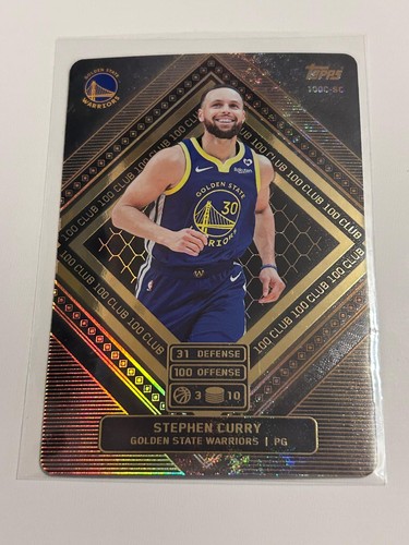 2025-26 Topps Match Attax #100C-SC Stephen Curry 100 Club Warriors