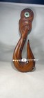 Hand Carved NZ Maori Te Matau A Maui Fish Hook Paua Shell Wall Art New Zealand — photo 10