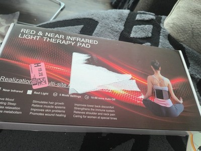 NEW GMOWNW Red Light Therapy Belt Pad Near Infrared 660nm 850nm LED Pain Relief 