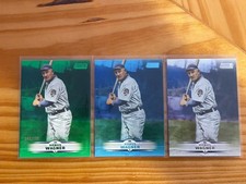 2025 Topps Stadium Club Honus Wagner Green Foil /199 + Blue Foil + Base #195