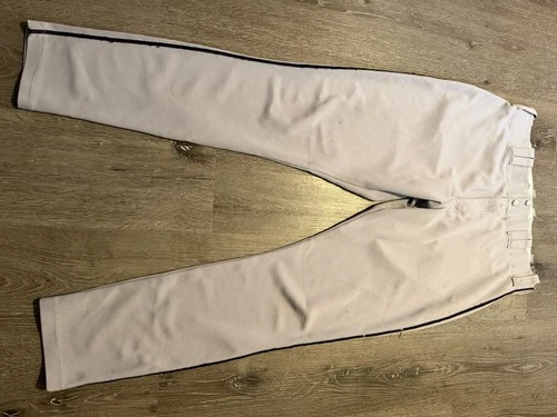 Game Worn Detroit Tigers Road Grey Baseball Pants MLB Majestic Authentic