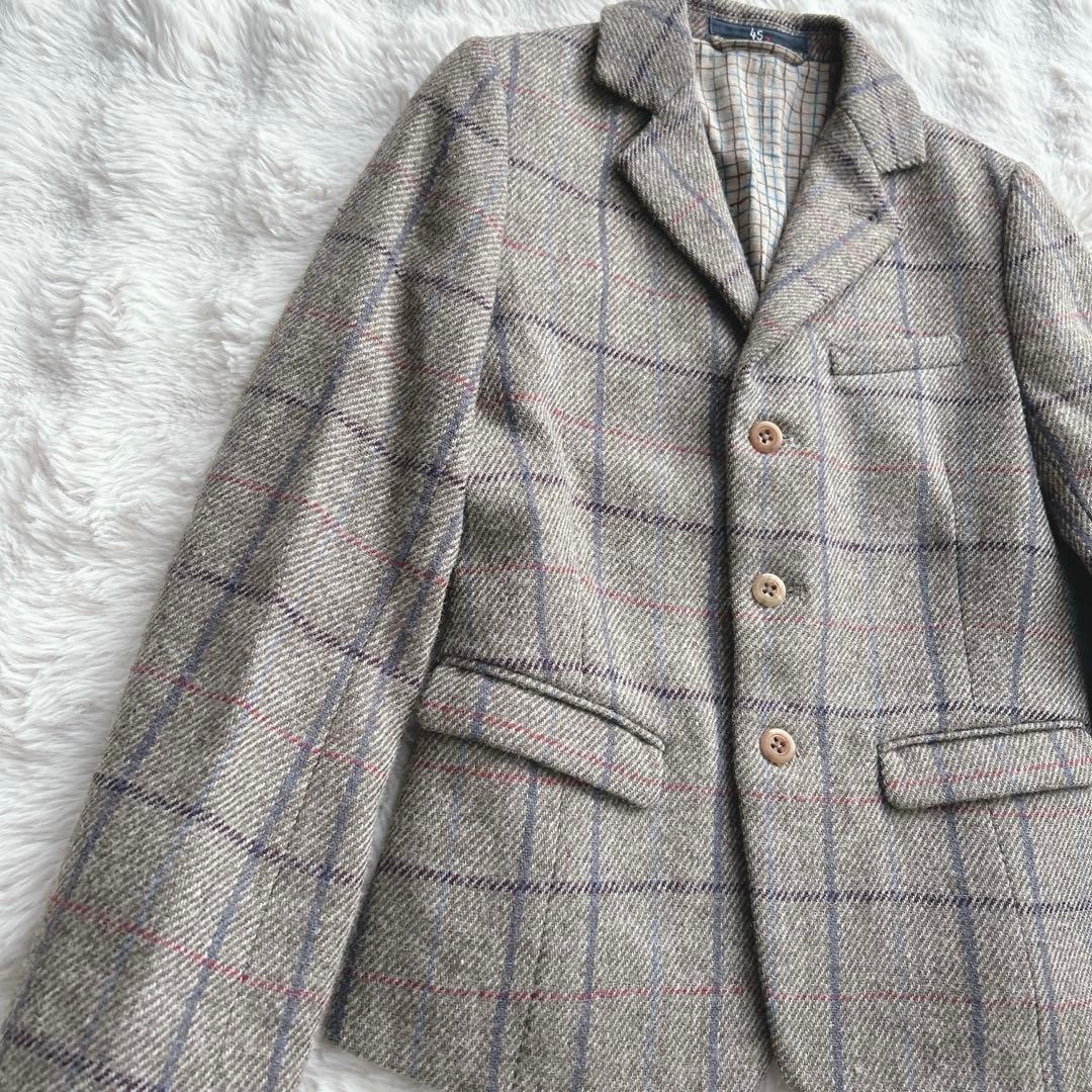 45R Lovat Tweed Jacket, Check Pattern, Wool - image 6