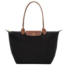 Genuine New Longchamp Le Pliage tote bag Travel Bag Nylon Handbag Large Black
