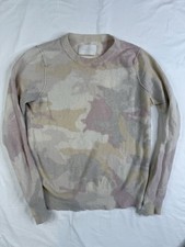 ZADIG  VOLTAIRE 100 Cashmere Sweater Multi Colored Sz M Shrunken Damaged