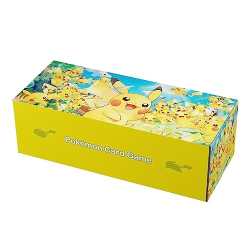 Pokemon Card Game Long Card Box Pikachu Collection NEW