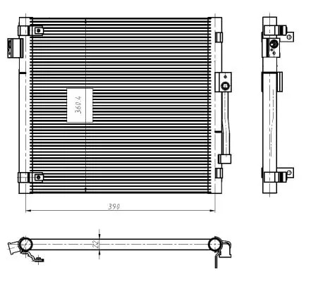 Nrf Kondensator, Klimaanlage 350447 - Bild 2