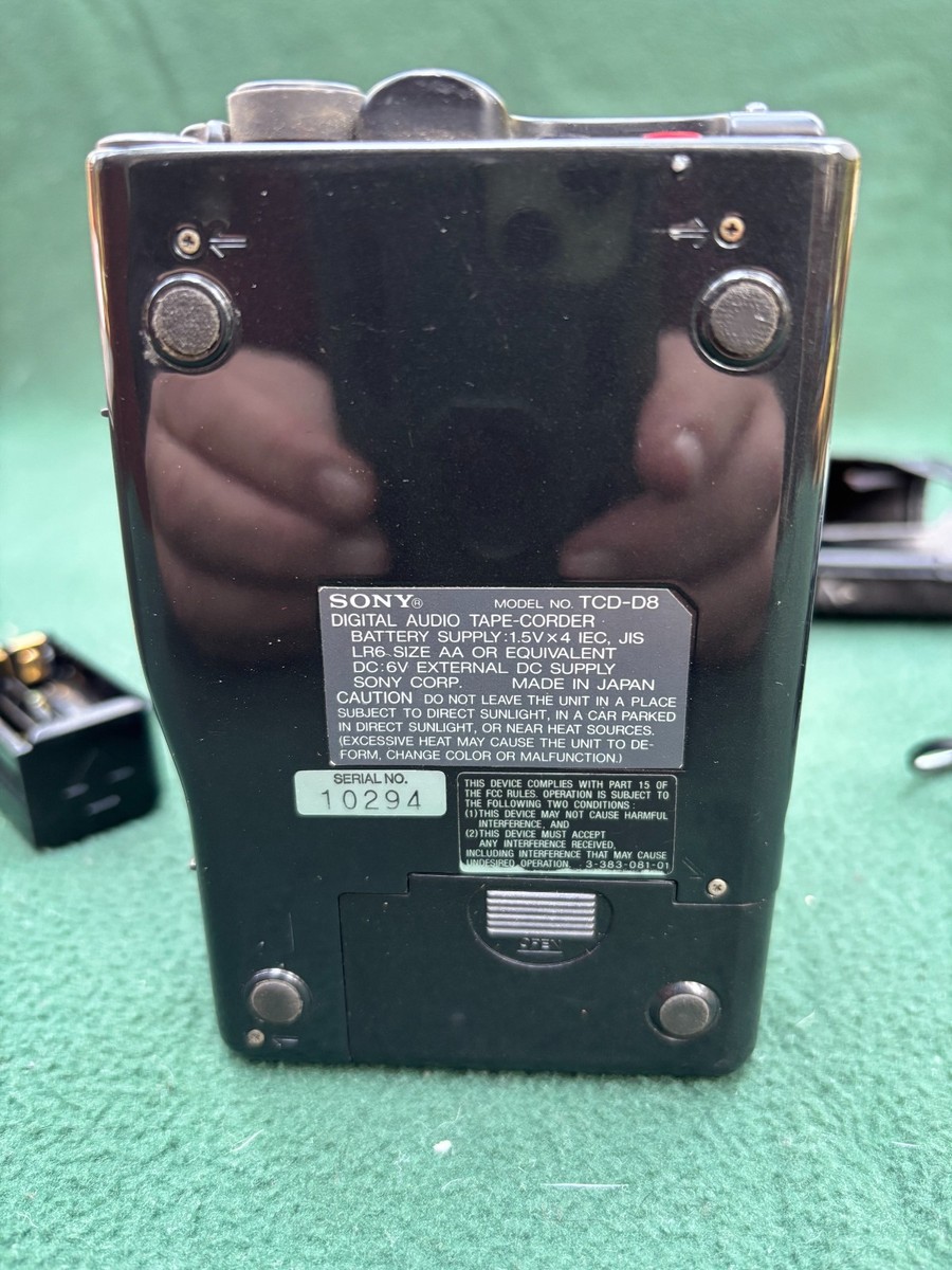 Sony TCD-D8 Portable DAT Recorder for sale online | eBay