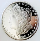 1902 O MORGAN DOLLAR! ULTRA CAMEO DMPL! 30+INCH BLK MIRRORS$$ GEMBU++NR #64494