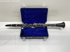 Hunter Bb Clarinet Serial 1365 Black Silver Tone Keys Mouthpiece Hard Case