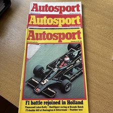 Autosport magazine good condition Bundle of 3 from Sept 1977 