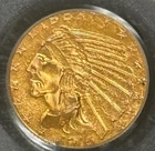 1916 S Gold Half Eagles $5 Indian Head PCGS MS-62 Old Green Label