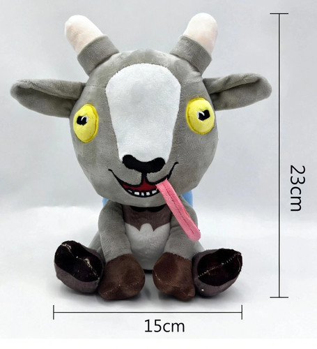Goat Simulator Inspired Pilgor Plush Toy 9.1 Inch Soft Game Character - Picture 5 of 6