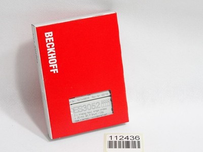 Beckhoff ES3052 analoge Eingangsklemme / Neu OVP versiegelt