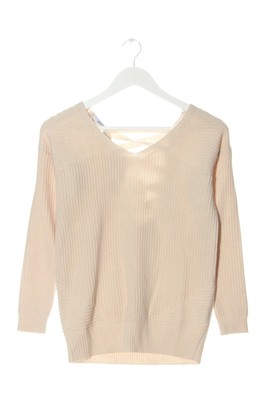 MYHALYS Strickpullover Damen Pullover Gr. DE 34 creme Casual-Look