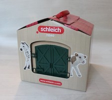 ❤️ Schleich Offenstall 72340 Stall zum Mitnehmen Koffer mit 2 Tieren