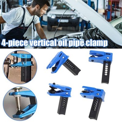 4x Car Brake Oil Pipe Plug Brake Nozzle Clamp Oil Tool Oil to Spills T0N8
