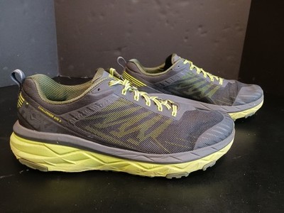 Hoka One One Challenger ATR 5 Mens Size 12.5 US Black Gray Lime Running Shoes