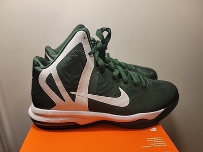 Rare Nike Air Max HyperAggressor TB Sz 10.5 Forrest Green/White Hi Top Brand New