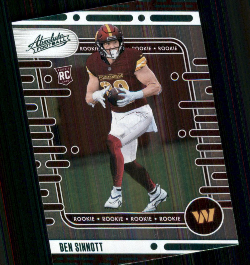 2024 Absolute Green #152 Ben Sinnott Washington Commanders 6540