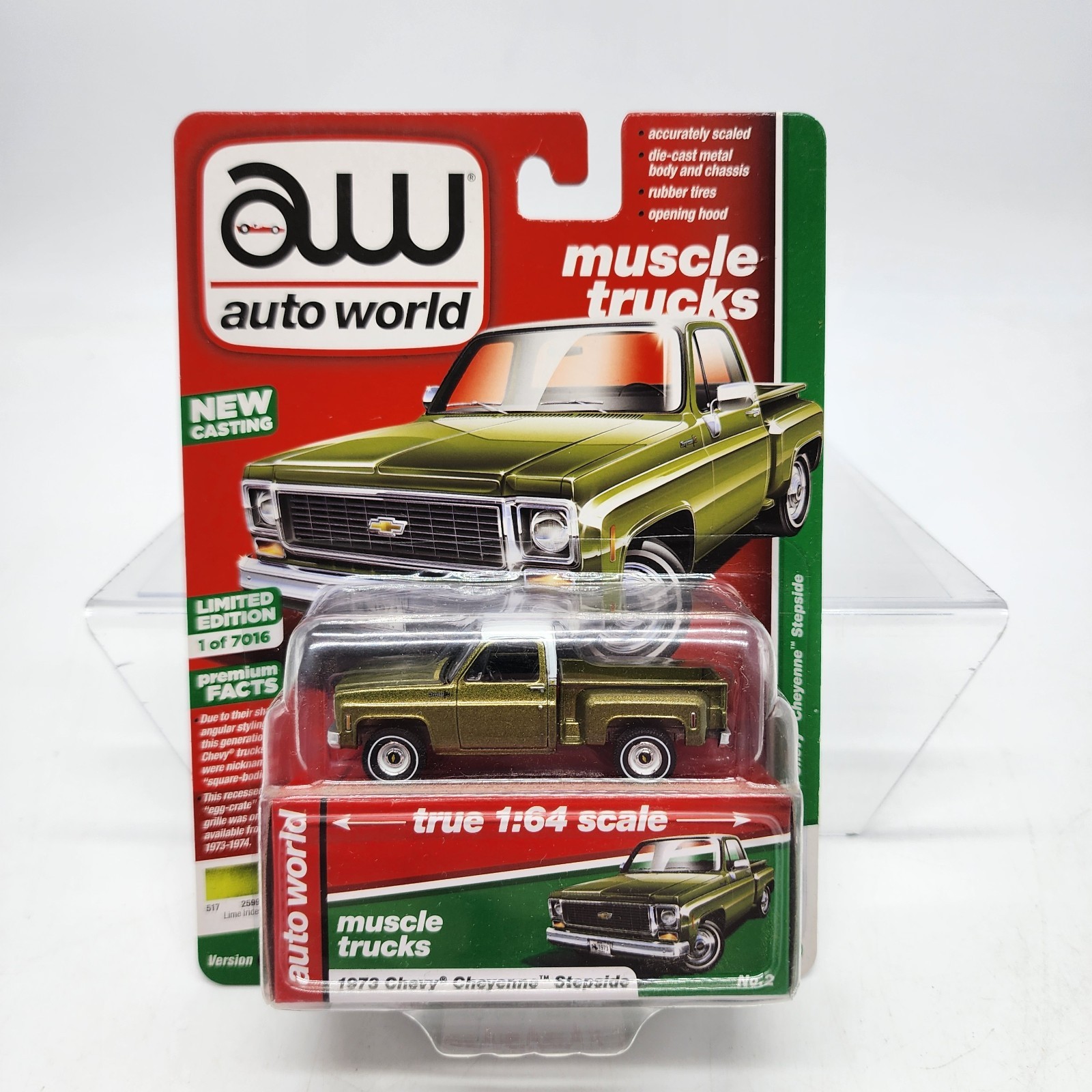 1973 Chevy Cheyenne Stepside Lime Iridescent Muscle Truck by UH Auto World